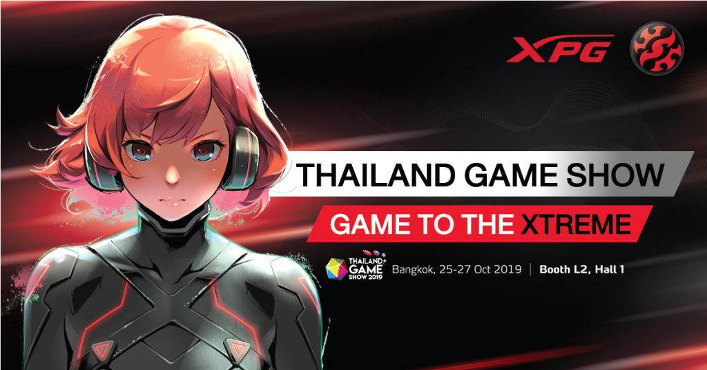 XPG lleva sus equipos de alto rendimiento al Thailand Game Show 2019 